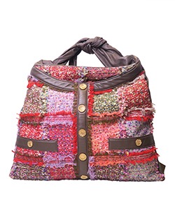 Girl Bag, Tweed, Red, L, 21168050